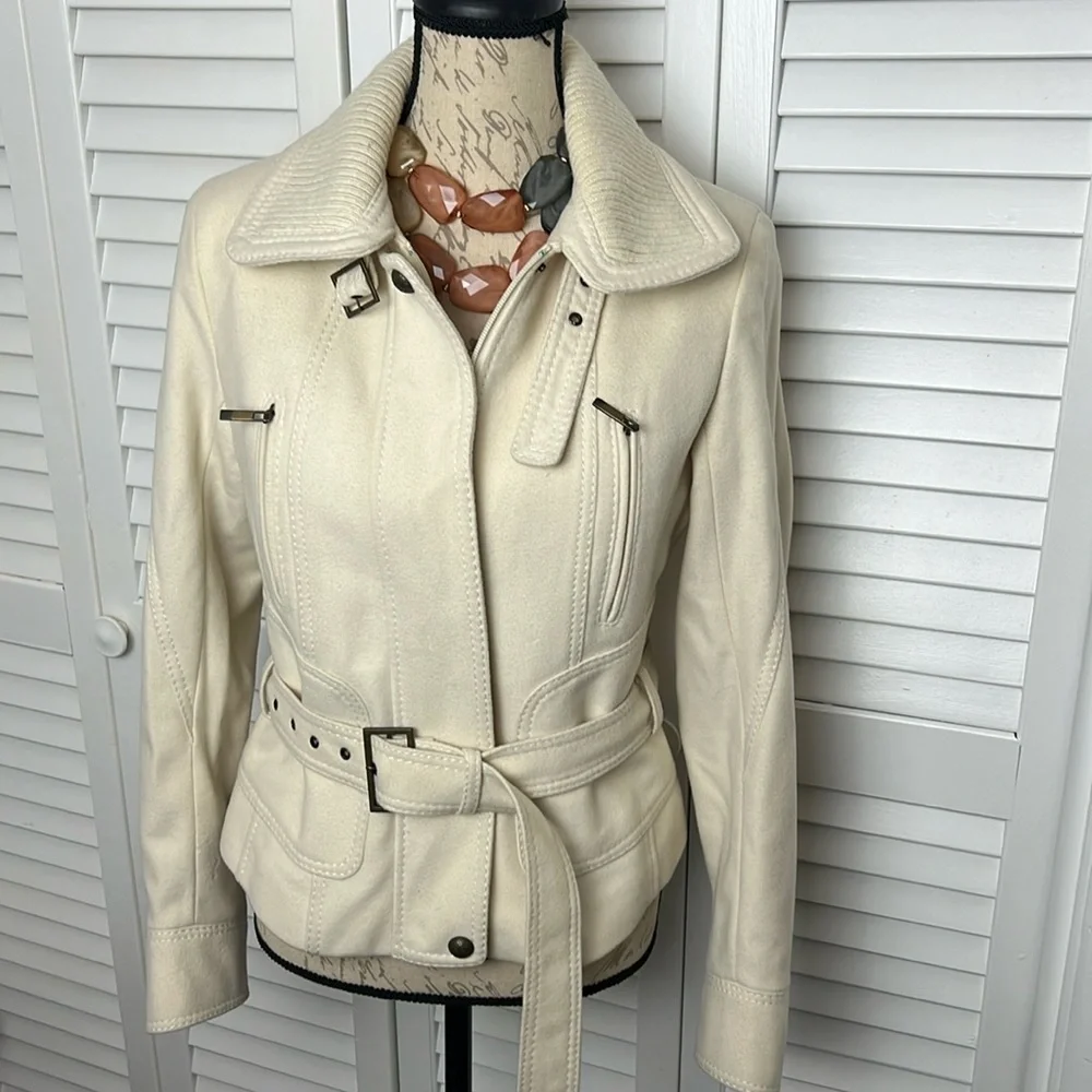 Laundry by Shelli Segal Wool Blend Short Coat - Picture 1 of 13